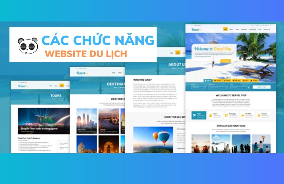 Tổng hợp các tính năng cần thiết cho website du lịch