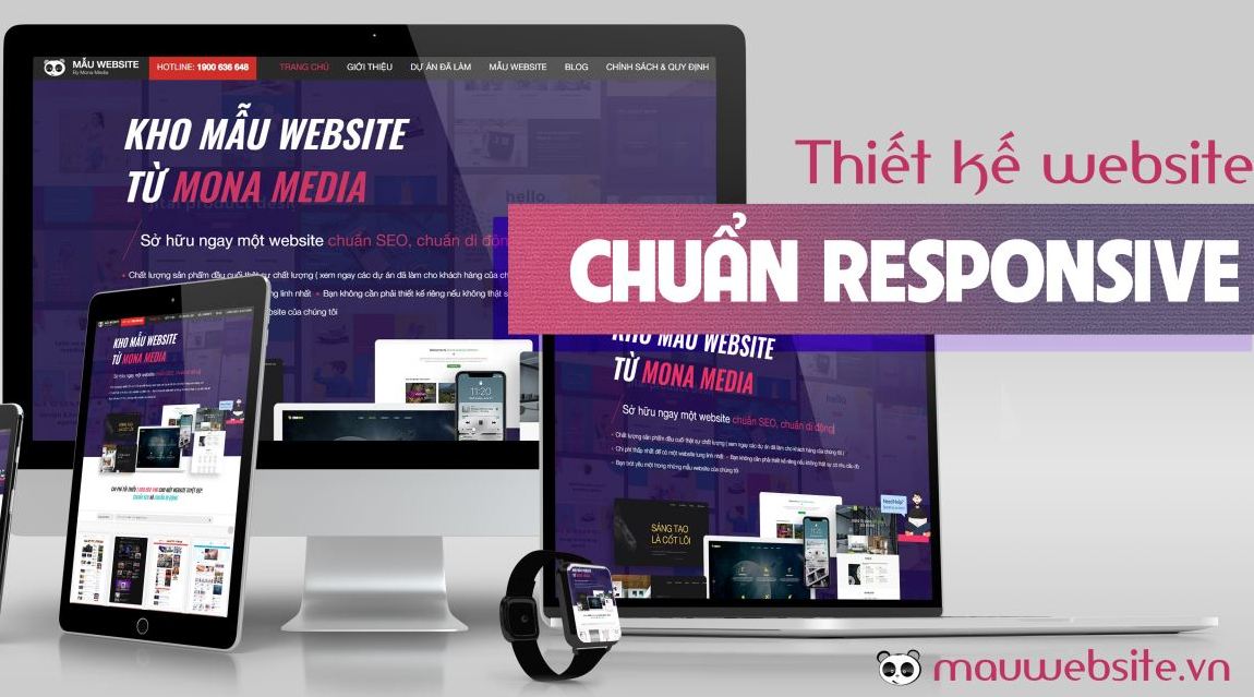 Thiết kế website responsive – chuẩn di dộng – đa nền tảng