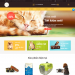 Mẫu website cửa hàng bán vật dụng và thức ăn thú cưng tương tự petcare