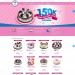 Mẫu website tương tự Baskin Robbin – cửa hàng bánh – kem và kẹo