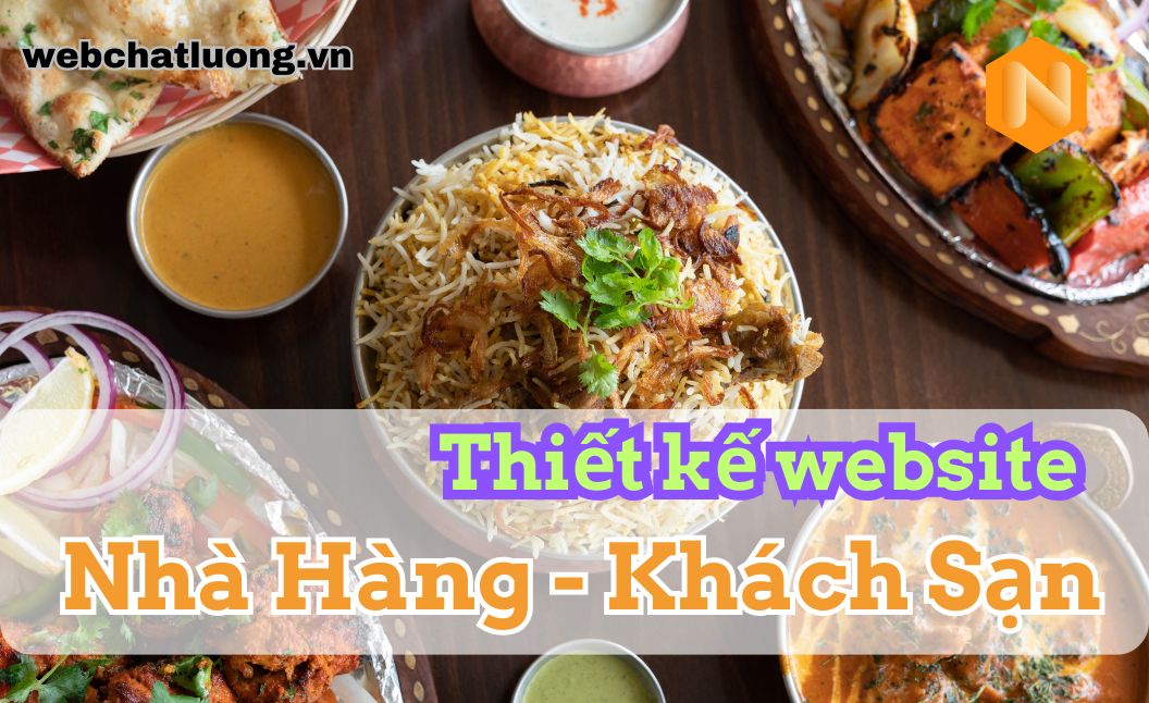 Thiết kế website nhà hàng, quán ăn ẩm thực đẹp – sang trọng