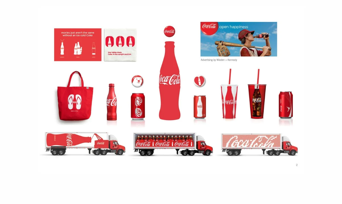 Coca Cola tạo thương hiệu nhất quán