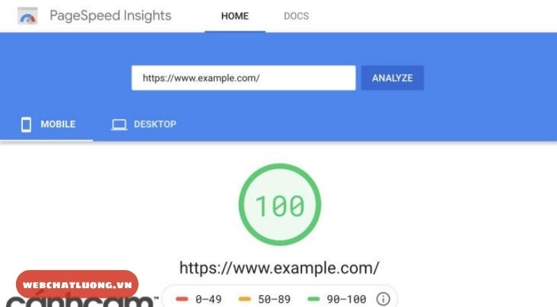 Sử dụng Google PageSpeed Insights để kiểm tra tốc độ tải trang