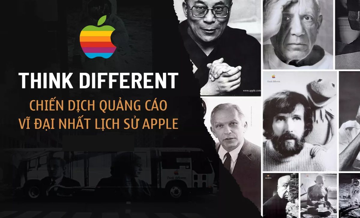 Apple truyền tải thông điệp “Think Different” rõ ràng