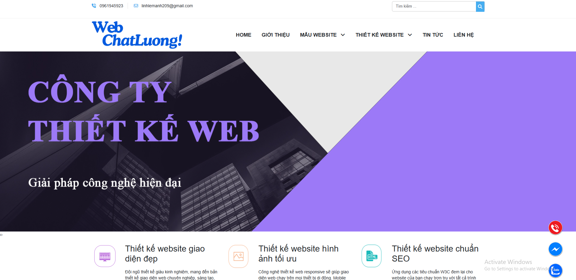 Công ty thiết kế website rao vặt Web chất lượng