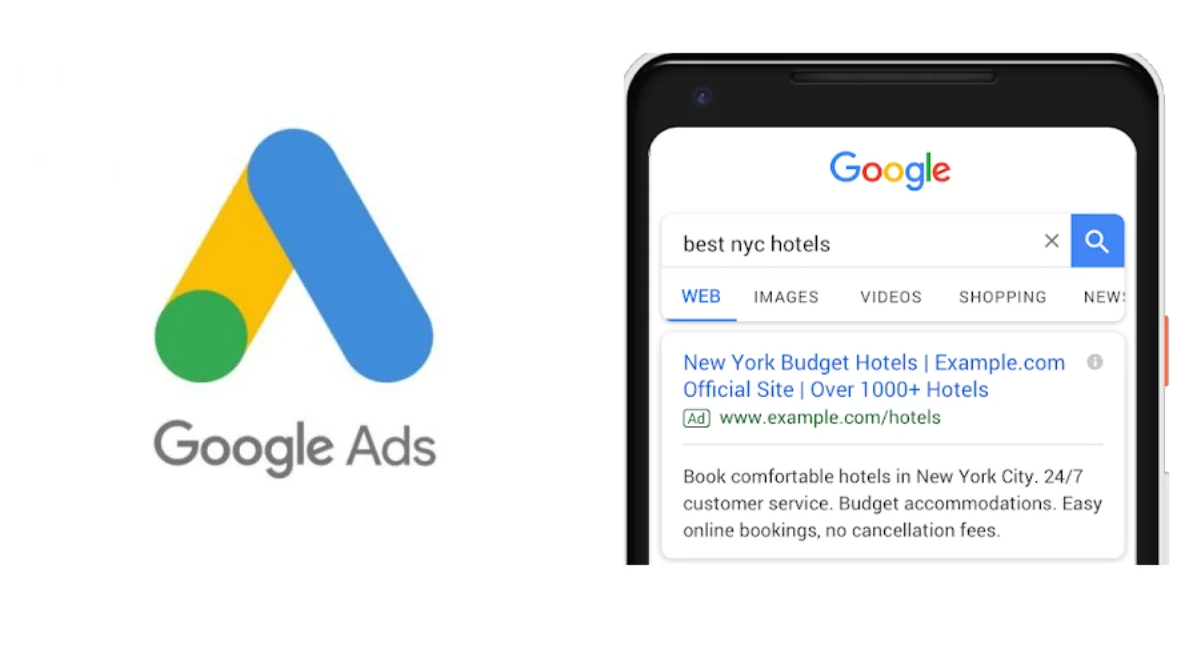 Google Ads Search là hình thức quảng cáo hiển thị trên top đầu tìm kiếm