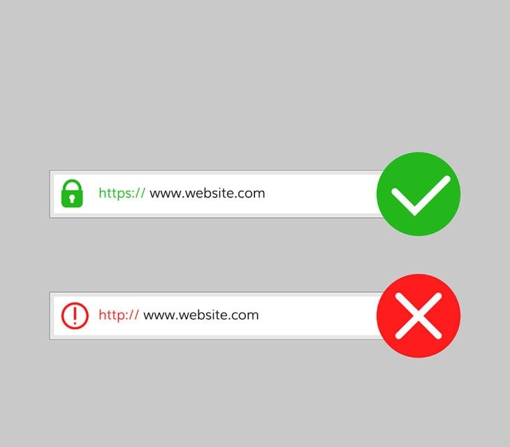 Sử dụng giao thức https thay vì http giúp tăng mức độ uy tín của website