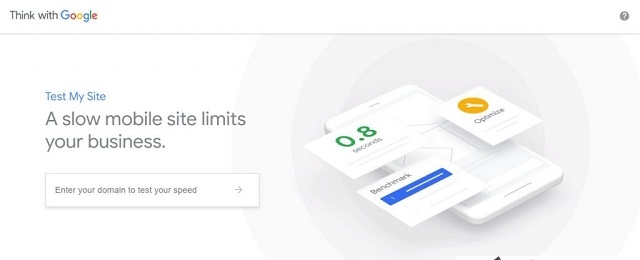 Test My Site giúp kiểm tra tốc độ cho web trên các thiết bị di động