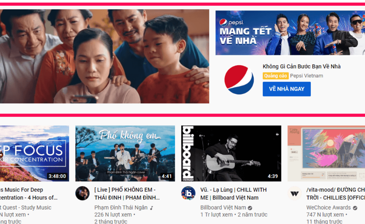 Quảng cáo trực tuyến trên Youtube