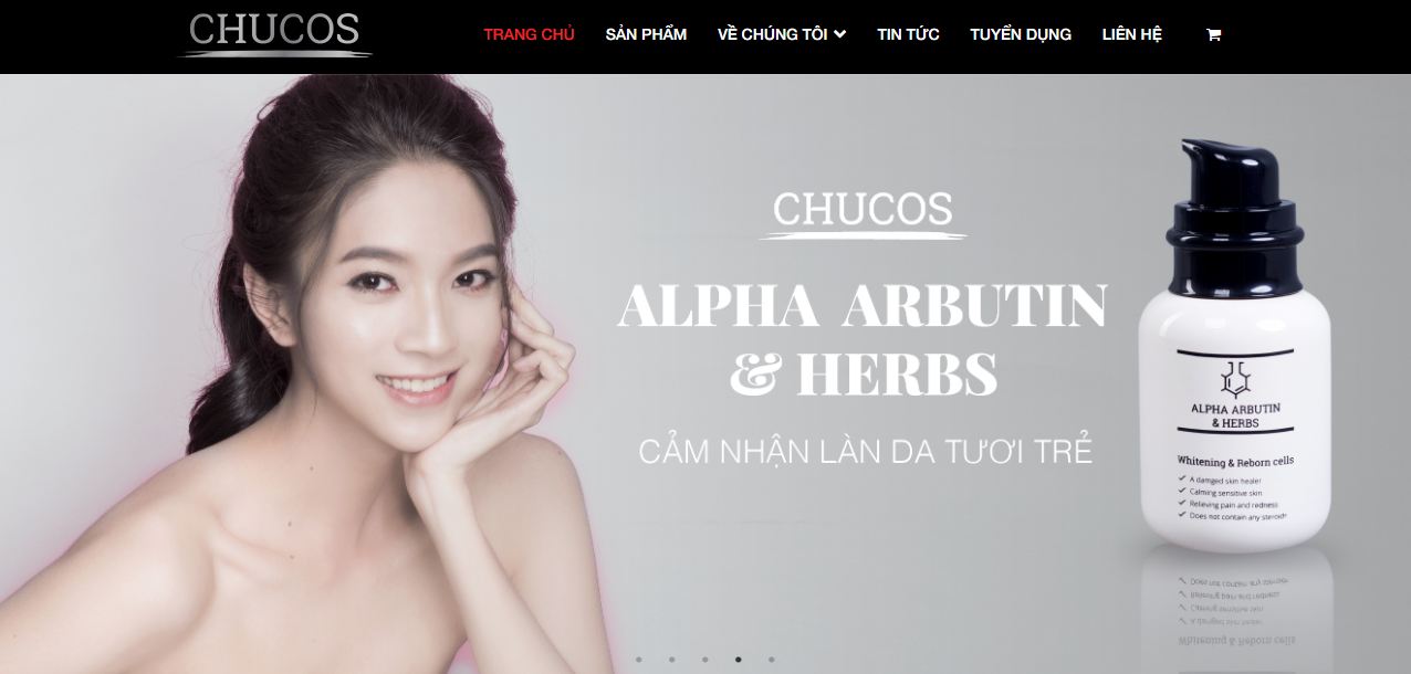 Website của Chucos được Web chất lượng thiết kế theo yêu cầu độc – quyền