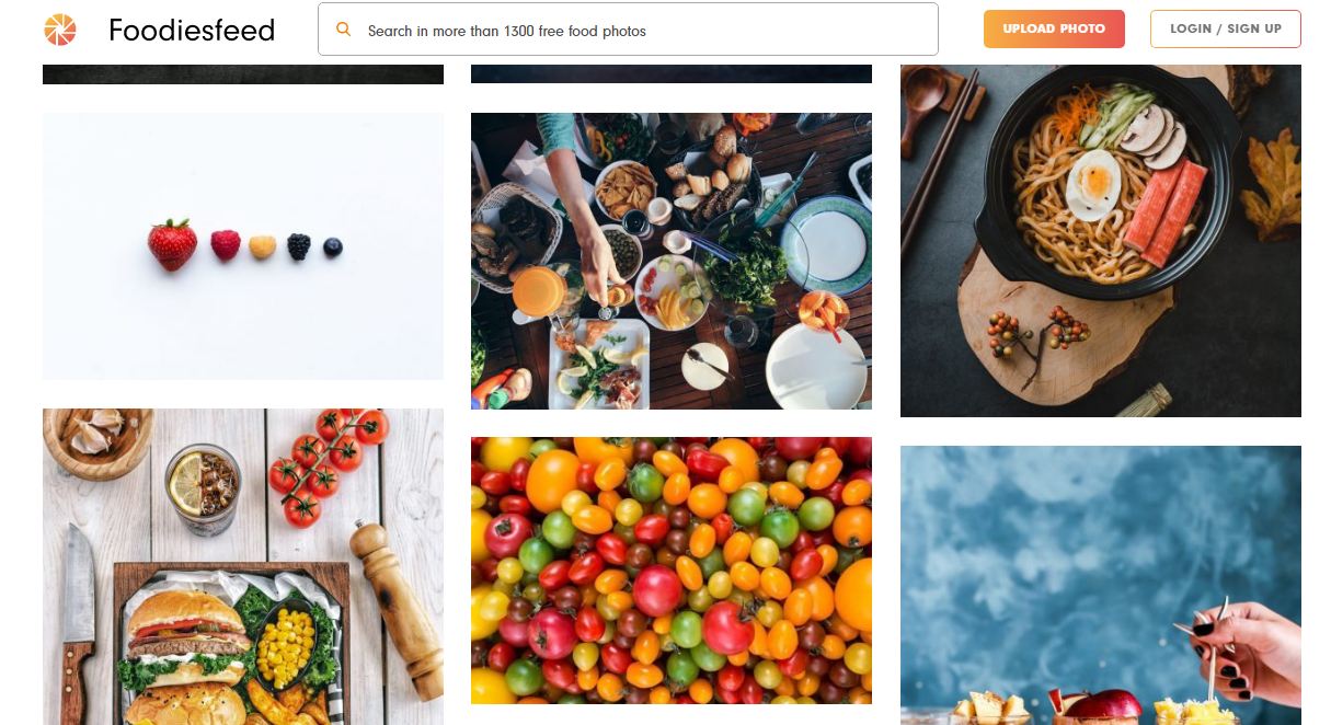 Foodiesfeed - website download ảnh chất lương cao về ẩm thực